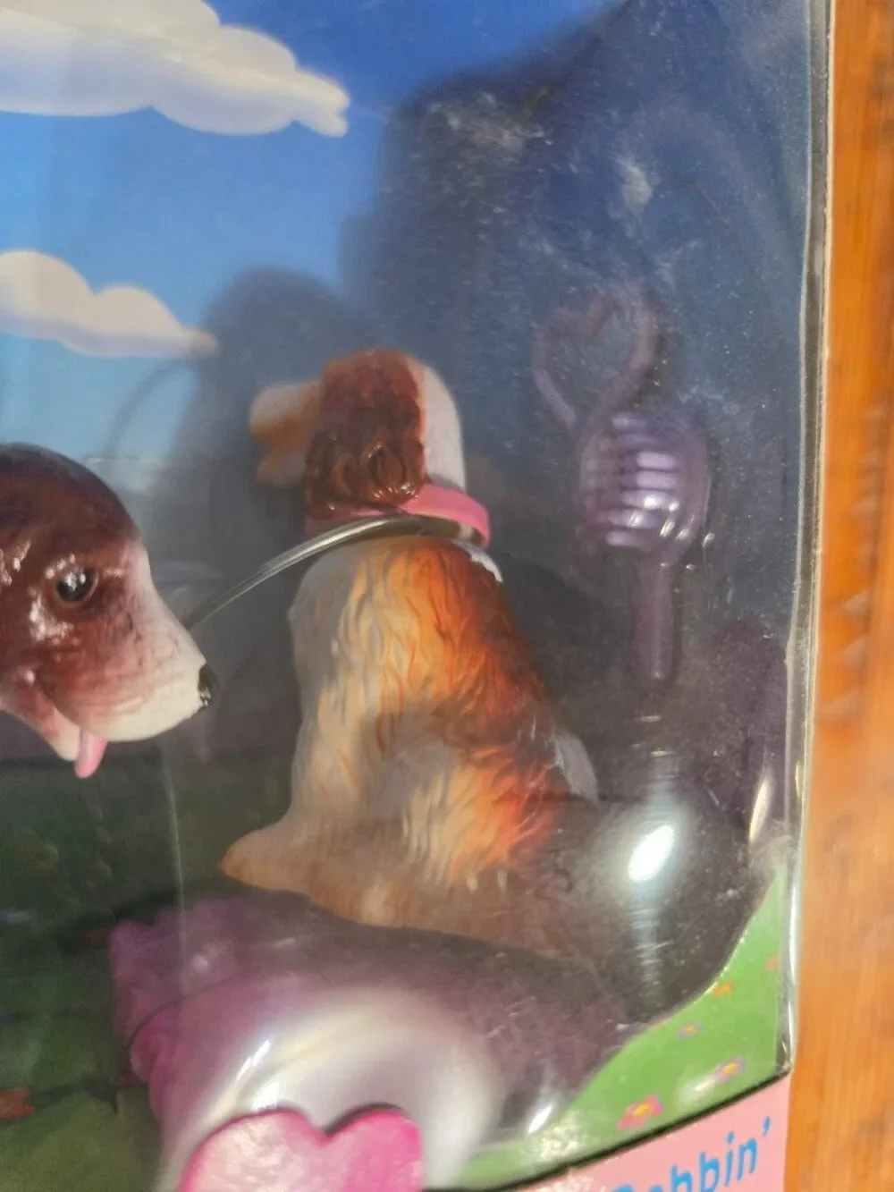 Barbie Bobbin’ Bow‑Wows Springer Spaniel Pups Bobble Heads #67388 New Sealed